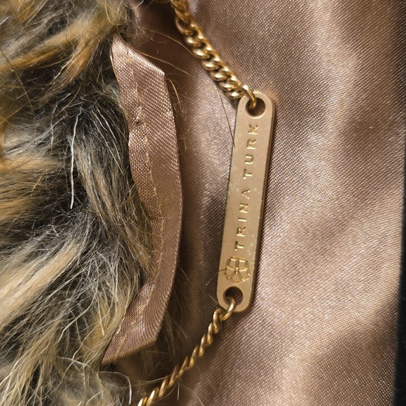 Trina Turk Luxurious Faux Fur Vest in Brown - Picture 3 of 15